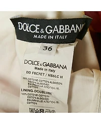 Pre-Owned Dolce & Gabbana Women's Floral Print Poplin Midi Dress