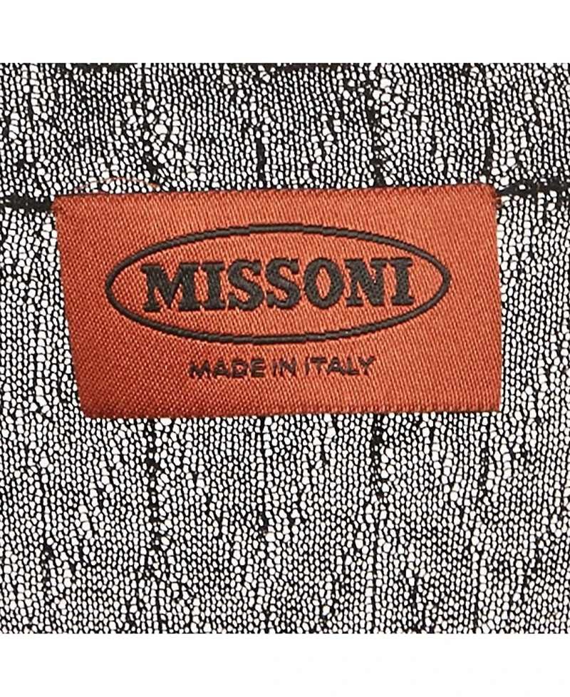 Pre-Owned Missoni Women's Black Striped Rib Knit Mini Dress