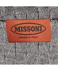 Pre-Owned Missoni Women's Black Striped Rib Knit Mini Dress