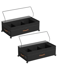 Mega Casa 2 Door Accent Cabinet, 3 Tier Kitchen Organizer Shelf