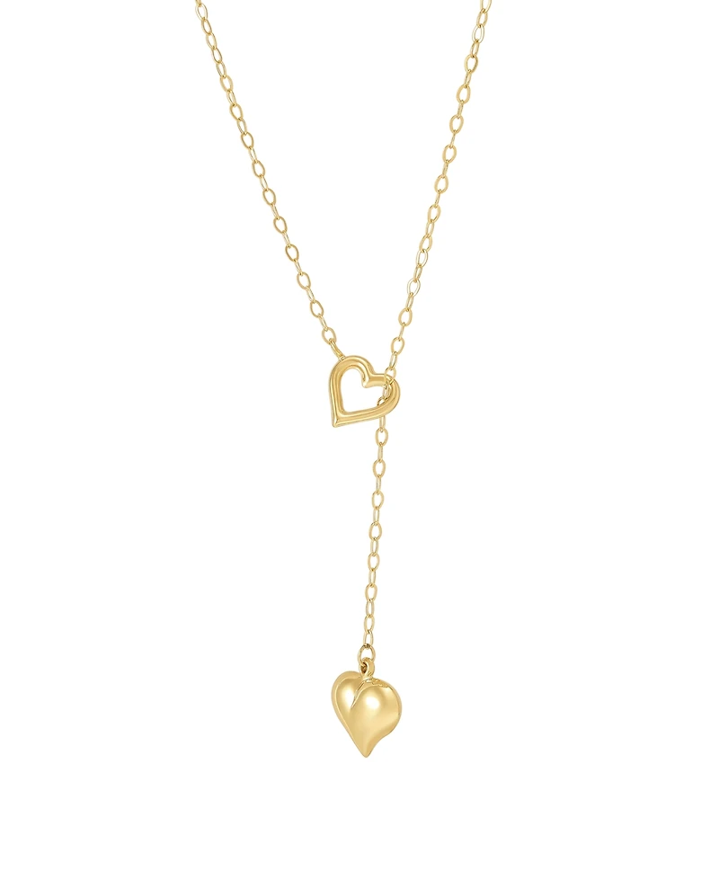 Macy's Heart Pendant Necklace in 10k Yellow Gold