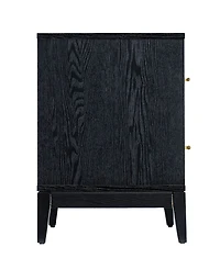 Sango 22.40" Wood Shagreen 2-Drawer Nightstand