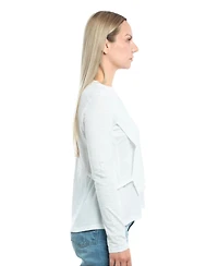 Wilt Clothing Women's Mixed Media Double Layer Long Sleeve