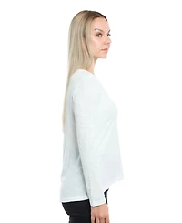 Wilt Clothing Women's Wide Neck Long Sleeve Tee