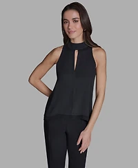 Bcbg Women's Sleeveless Halter Neck Blouse