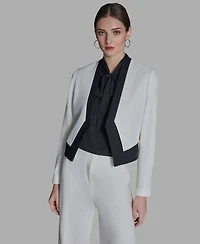 Bcbg Women's Stand-Up Collar Open-Front Blazer