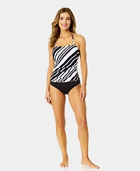 Anne Cole Women's Shirred Bandeau Tankini Swim Top