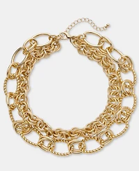 I.n.c. International Concepts Chunky Chain Layered Collar Necklace, 15-1/2" + 3" extender, Macy's Exclusive