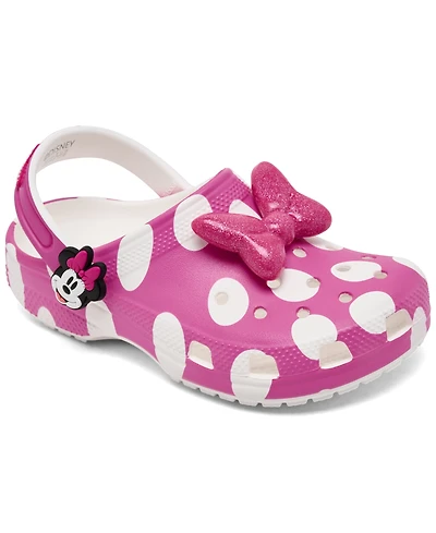 Crocs x Disney Little Girls Minnie Mouse Classic Clogs from Finish Line