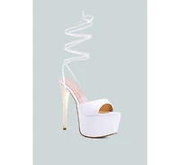 Women's Passion Fruit Dramatic Platform Lace-Up Heel Sandals