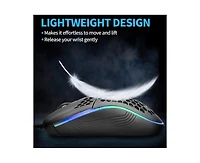 Risokeys Honeycomb Wired Gaming Mouse