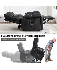 Dyhome Dining Chairs with Curved Backrest, Modern Fabric Upholstered Boucle Kitchen Room Set of 2