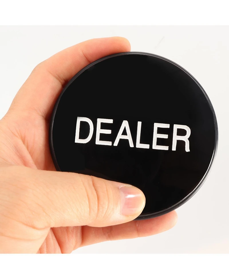 Gse Games & Sports Expert 1-Pack 3" Double-Sided Casino Grade Acrylic Craps On/Off Puck Buttons for Poker Nights