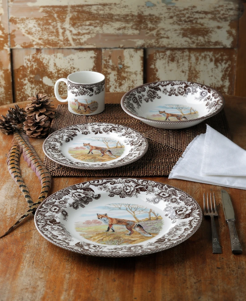 Spode Woodland Red Fox Mugs, Set of 4