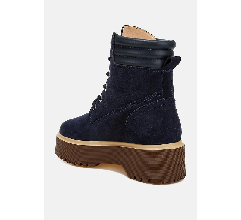 Parula High Ankle Suede Boots