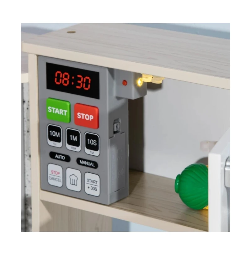 Hongge Large Kids Kitchen Playset with Lights Sounds and Cookware