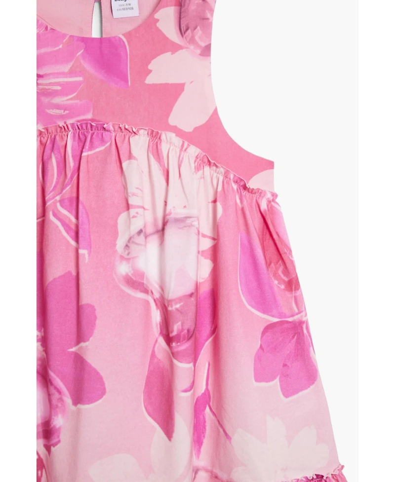 Desigual Girls's 3-14Y Ruched Floral Dress