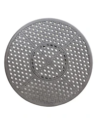 Mondawe 42 Inches Cast Aluminum with Umbralla Hole Round Bar Table