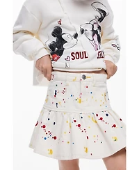 Desigual Girls's Mickey Mouse Kiss Sweatshirt