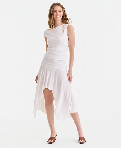 Bar Iii Women's Ruched Asymmetrical Skirt, Macy's Exclusive