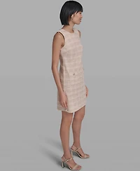 Karl Lagerfeld Paris Women's Sleeveless Shift Dress