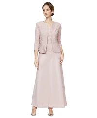 Alex Evenings Petite Lace Dress and Jacket