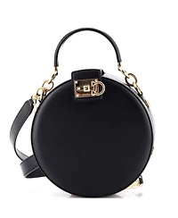 Pre-Owned Salvatore Ferragamo Mini Studio Round Bag Leather