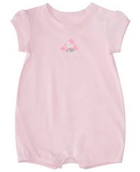 adidas Baby Girls' Short-Sleeve Graphic Shortie Romper