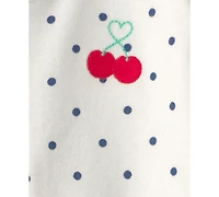 Carter's Baby Girls' Cherry 2-Way Zip Sleep & Play Pajama