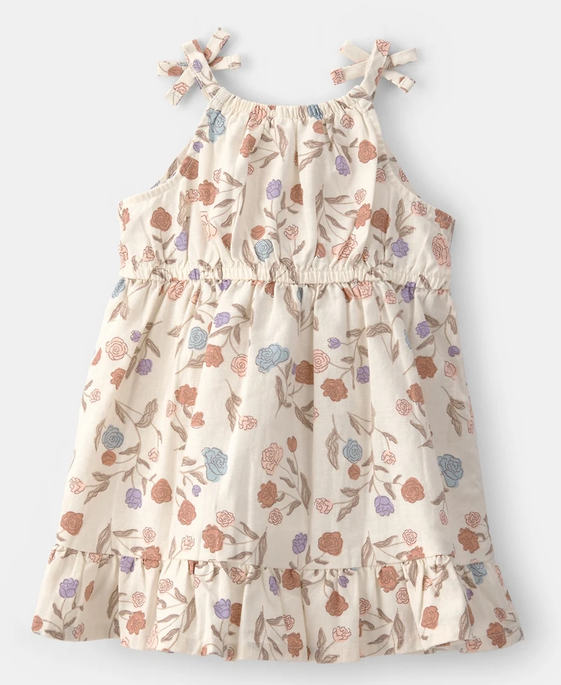 Carter's Baby Girls' Floral Sleeveless Dress