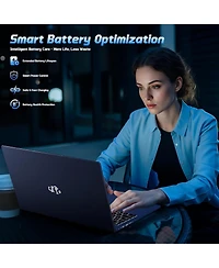Nimo 15.6" Fhd Ips Student Laptop 16GB Ram 1TB Ssd, 4 Cores 13th Gen Intel N150 3.6GHz Fingerprint Wi-Fi 6