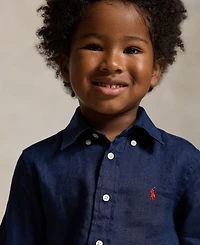 Polo Ralph Lauren Toddler and Little Boys Linen Shirt