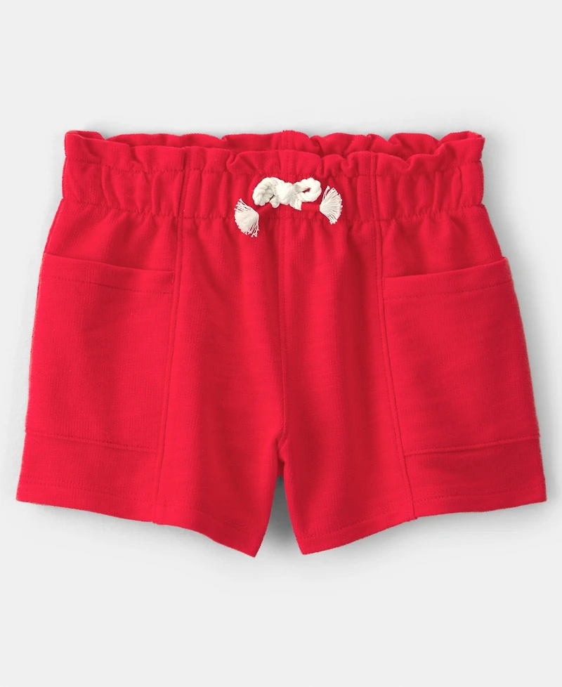 Carter's Girls' Toddler 2T-5T French Terry Pull-On Shorts