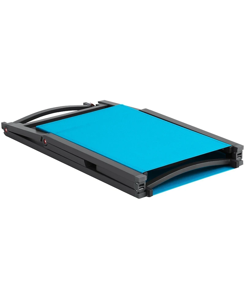 Slickblue Folding Aluminum Patio Chaise Lounge Chair for Pool and Beach