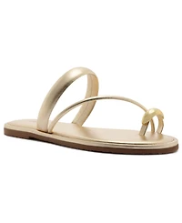 Arezzo Women's Pamela Slip-On Flat Sandals