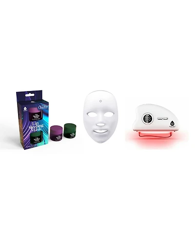 Pursonic Skincare: Complete 7-in-1 Led Light Therapy & Overnight Lip Care Collection