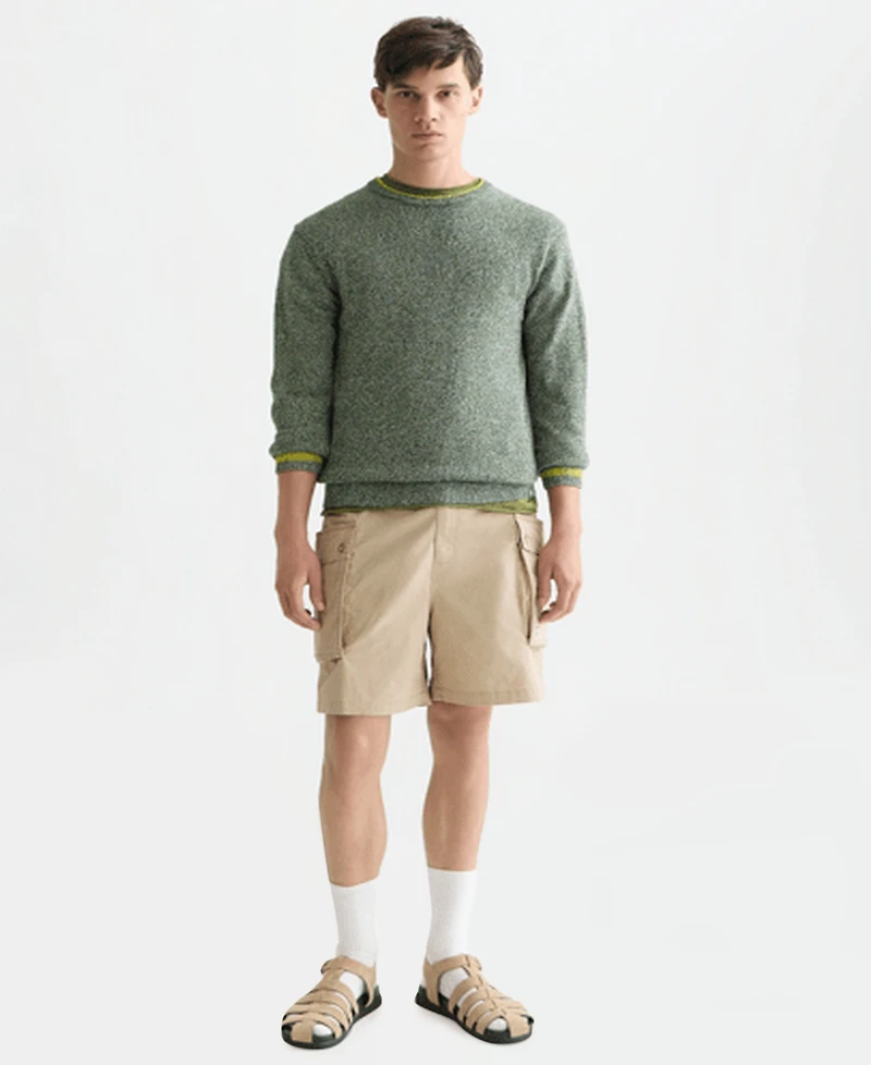 Scotch & Soda Men's Melange Regular-Fit Pull-On Sweater