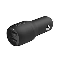 Belkin BoostCharge Dual Usb-a Car Charger 24W and Usb-a to Usb-c Cable