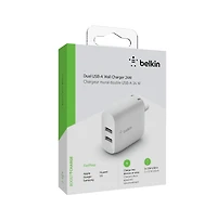 Belkin BoostCharge Dual Usb-a Wall Charger 24W