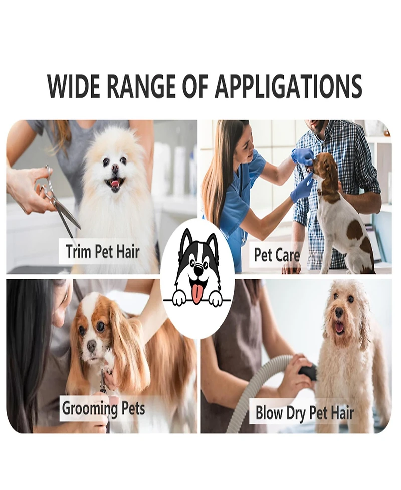 Aostirmotor 47" Professional Dog Grooming Table, X-Lift Foldable Adjustable Height with Nooses & Tool Organizer,Blue