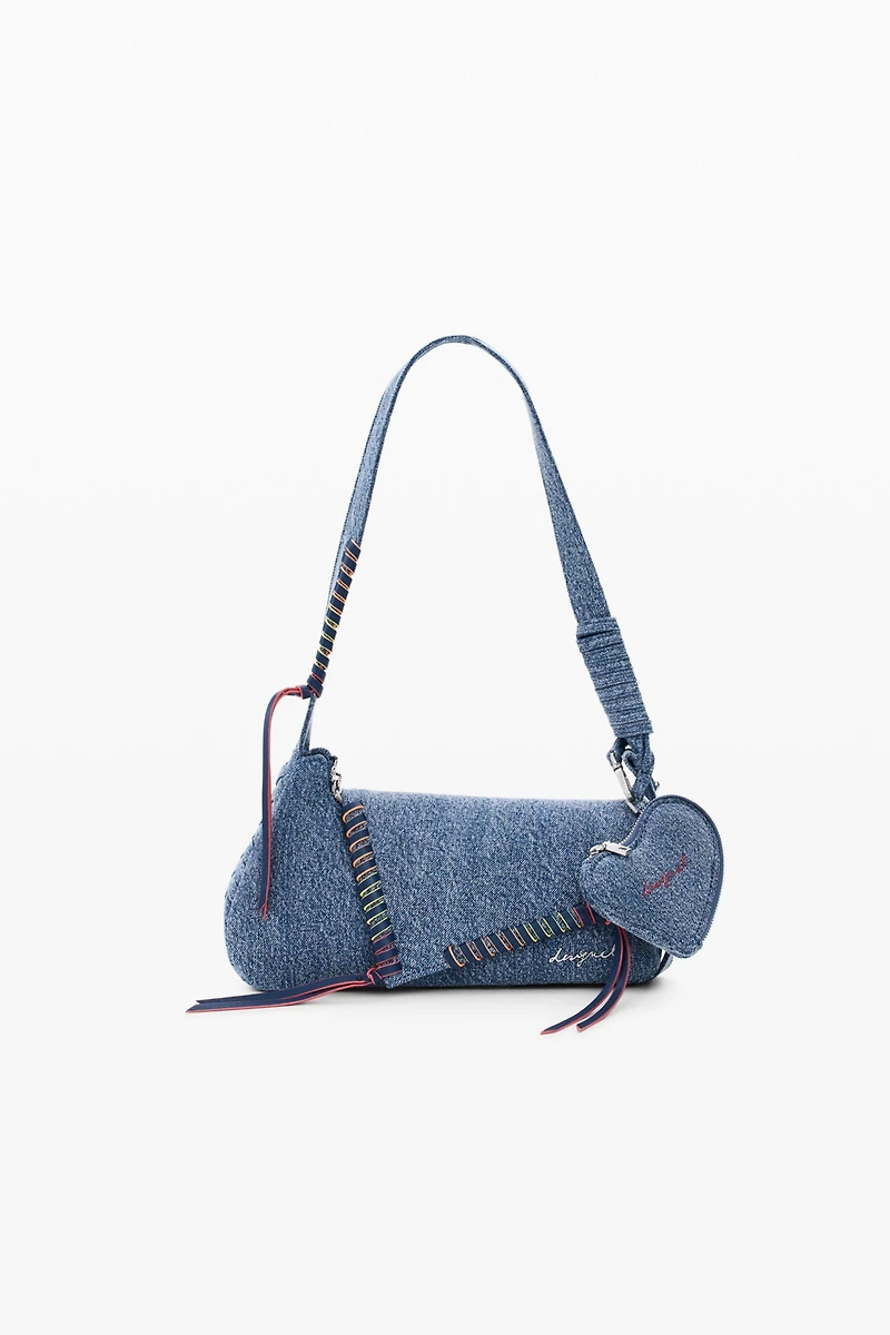 Desigual Women's Medium denim heart bag