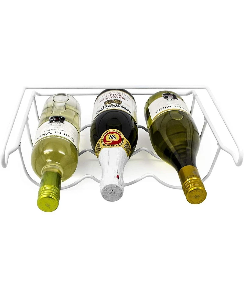 Sorbus Fridge Wine Rack- Refrigerator Bottle Rack Holds 3 Bottles Wine
