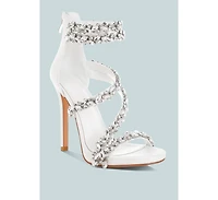 Korna Diamante Embellished Stiletto Heel Sandals