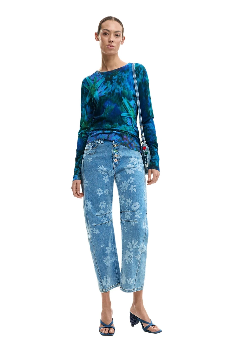 Desigual Women's Fine Garden Flowers Sweater