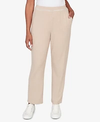 Alfred Dunner Petite Straight Leg Pull-On Pants