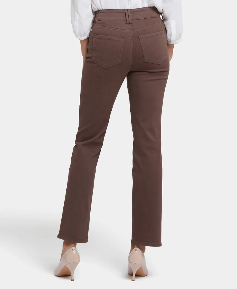 Nydj Women's Marilyn Straight Wide Waistband Jeans