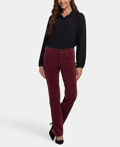 Nydj Women's Marilyn Straight Corduroy Pants