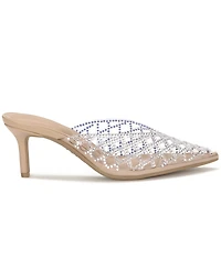 I.n.c. International Concepts Women's Gaylian Vinyl Heel Slip-On Sandals, Macy's Exclusive