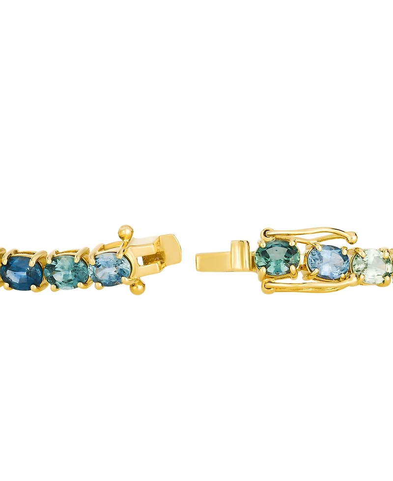Le Vian Montana Sapphire (13-3/5 ct. t.w.) Bracelet in 14k Honey Gold