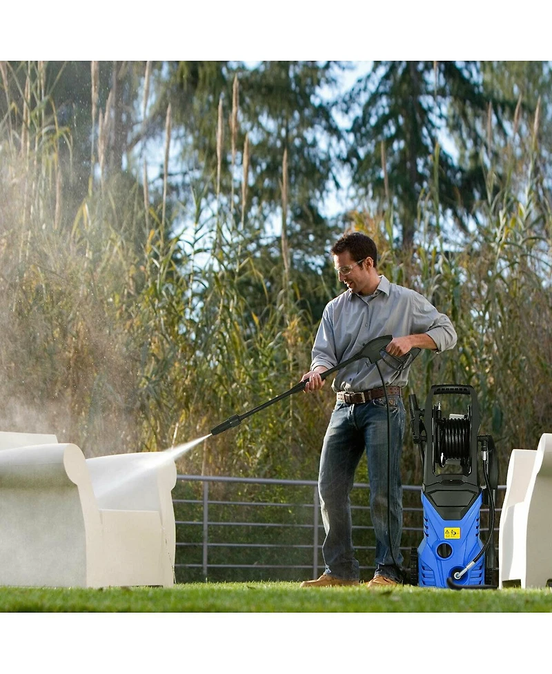 Inolait Sugift 2030PSI 1800W Electric High Pressure Washer with Hose Reel